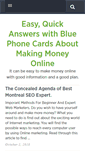 Mobile Screenshot of bluephonecards.com